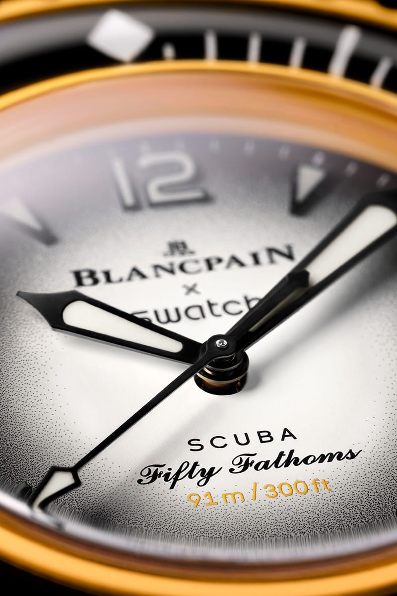 Blancpain Swatch Bioceramic Scuba Fifty Fathoms Hypebeast