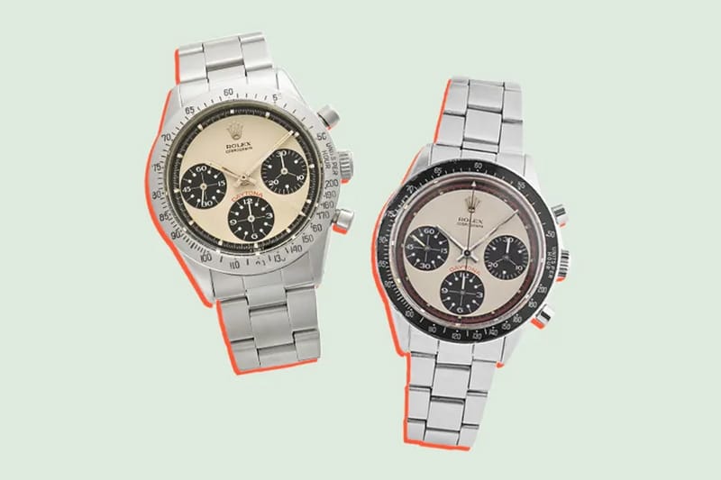 Two Rare 1960s Rolex Daytona Paul Newman Bonhams Auction Hypebeast