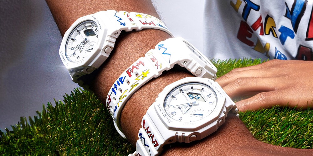 G-SHOCK и La Fam обновляют GMA S2100 графикой в ​​стиле 90-х