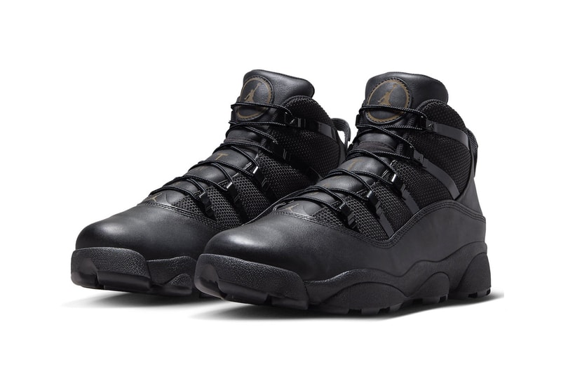 Jordan 6 Rings Winterized Surfaces in All-Black | Hypebeast