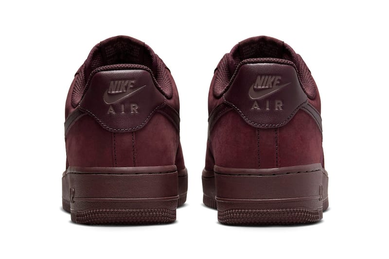 Nike air store force one burgundy