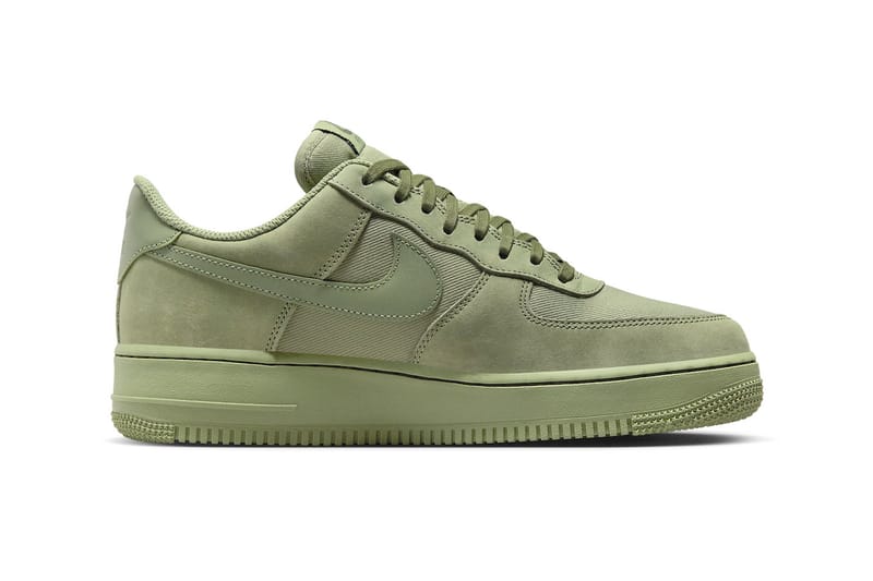 Air force one sales shoes green