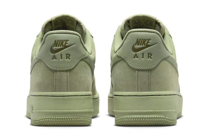 New olive green outlet air force ones