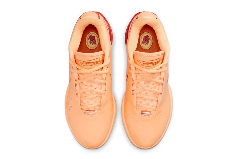 Lebron clearance shoes orange