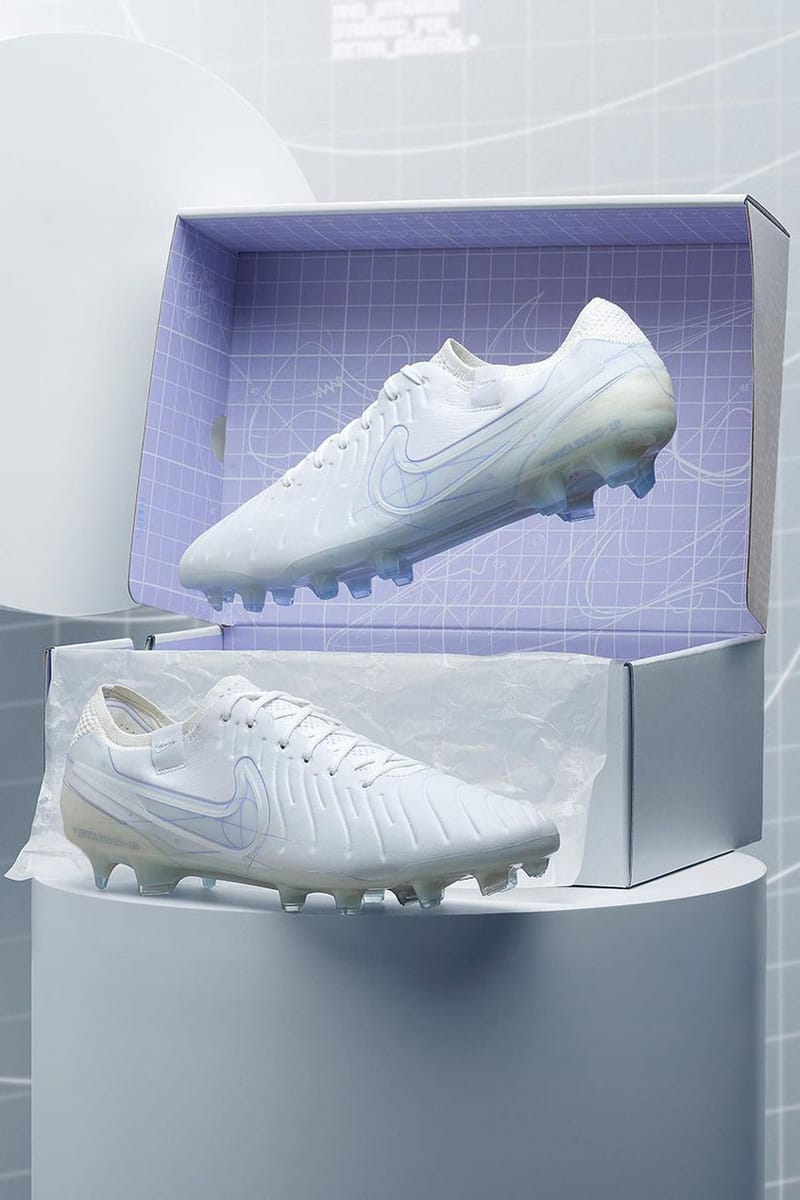 Nike tiempo best sale all white