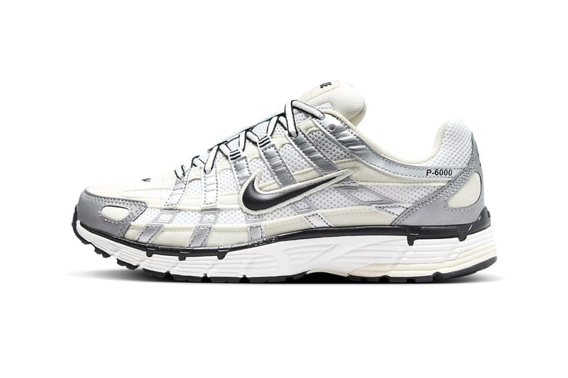 Nike p sale 6000 metallic silver