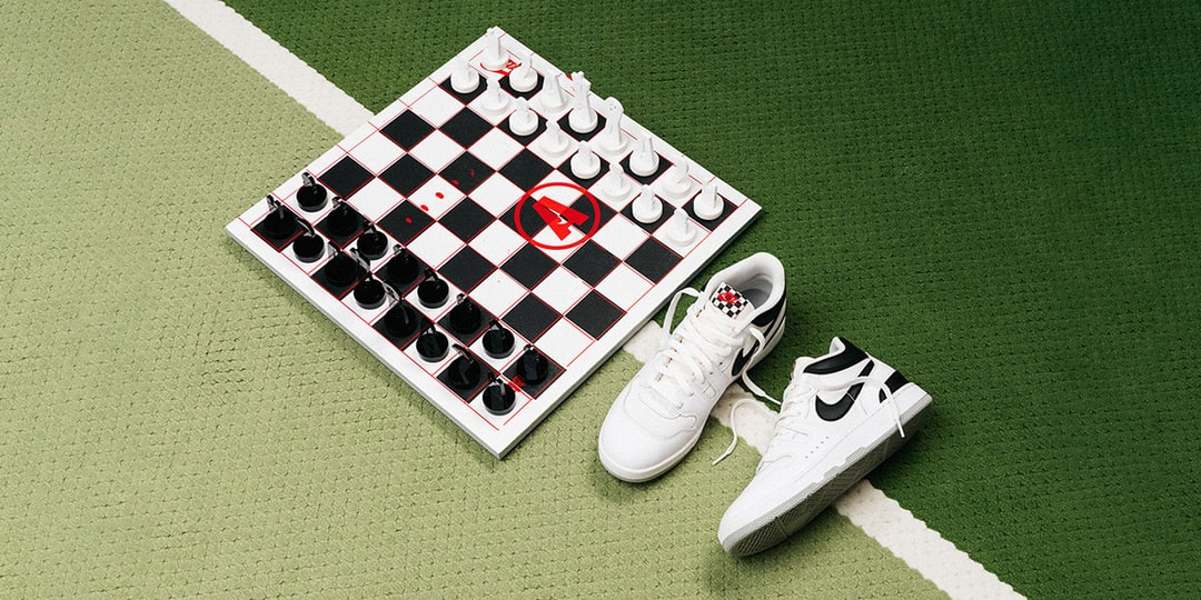 Solebox отмечает возвращение Nike Attack «White/Black» специальным набором шахматных досок