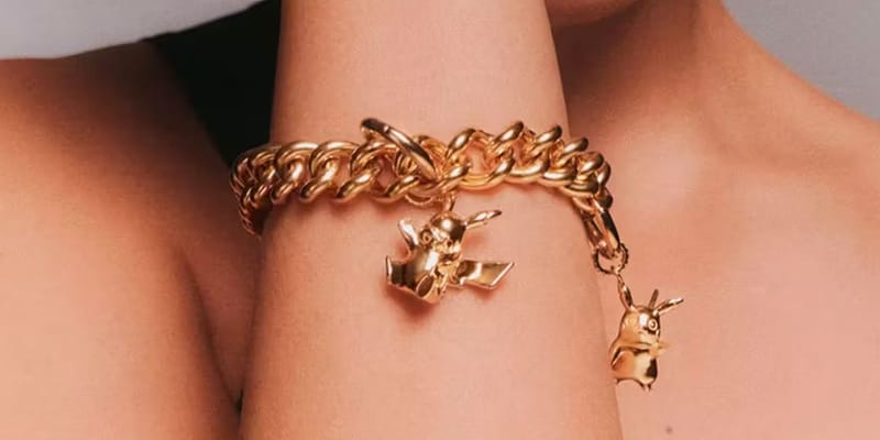 Pikachu Shy Gold Pokemon×TOMWOOD Pikachu Shy Gold Pokemon×TOMWOOD