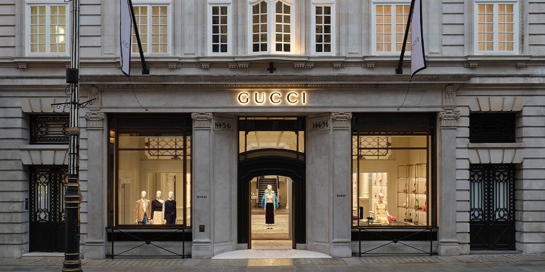 Бутик Gucci на Бонд-стрит воплощает элегантную атмосферу