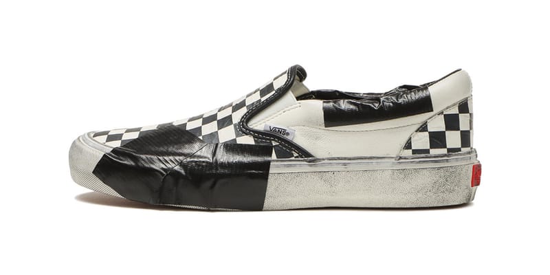 Vault by Vans Slip On Lux Duct Black Checkerboard Release Info