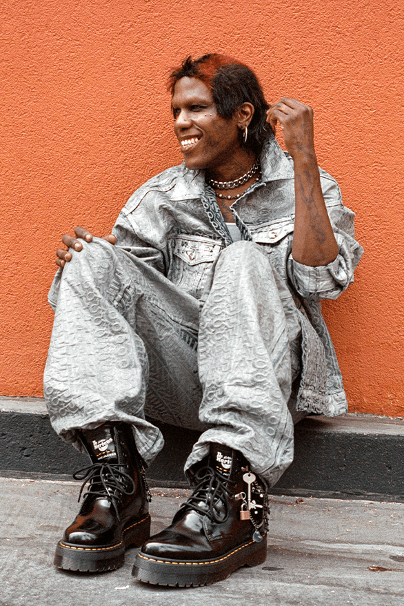 Dr. Martens × Marc Jacobs コラボブーツ　サイズEU37 DR. MARTENS X MARC JACOBS コラボレーションデザインのブーツが