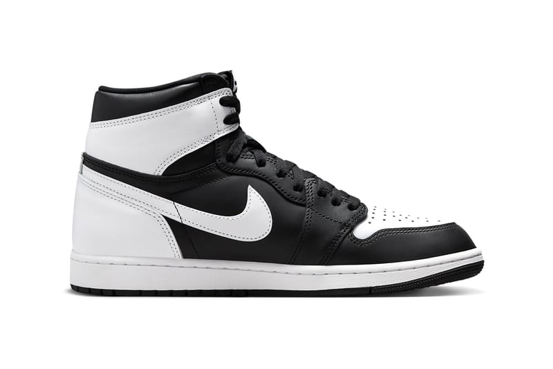 Black and shop white aj1 high