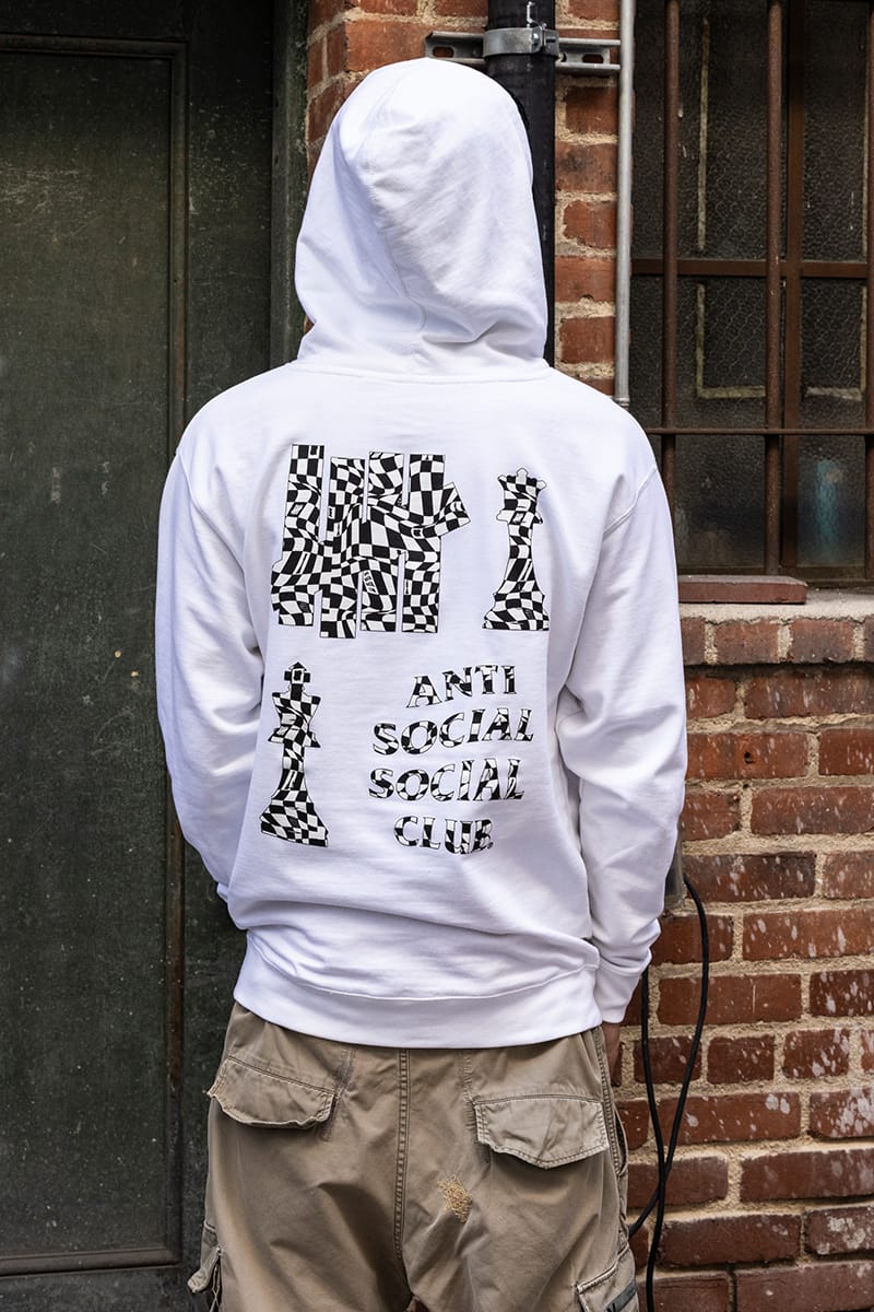 Anti social social club hoodie retail price sale