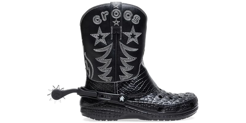 Crocs leather online boots