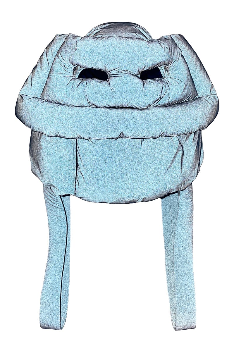 DingYun Zhang Helmet Tote 'Reflex トートバッグ Dingyun Zhang Blue Reflex Helmet Bag Release | Hypebeast
