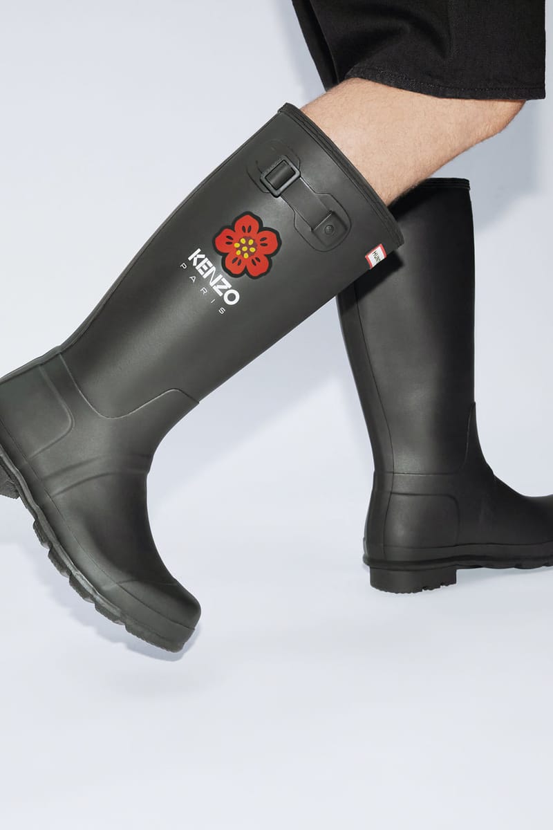 Kenzo x Hunter Wellington Original Boots | Black | FARFETCH