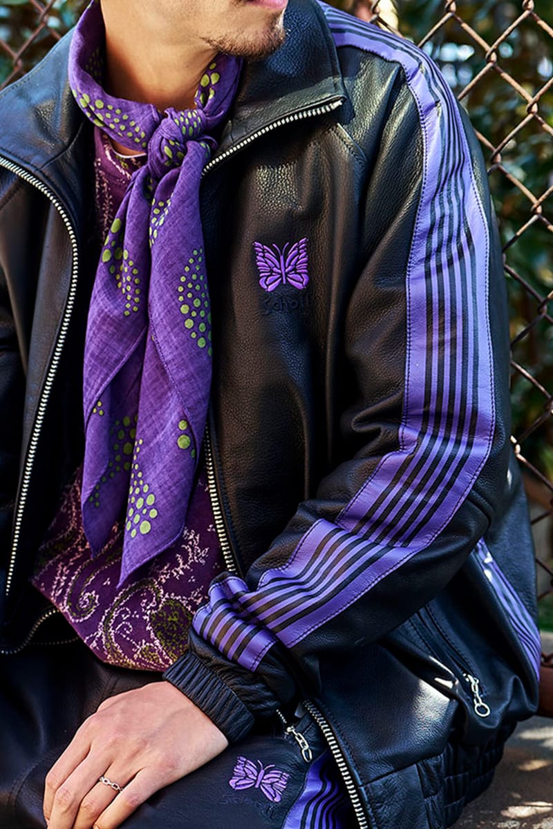 販売値下 needles 22aw track jacket purple L | artfive.co.jp
