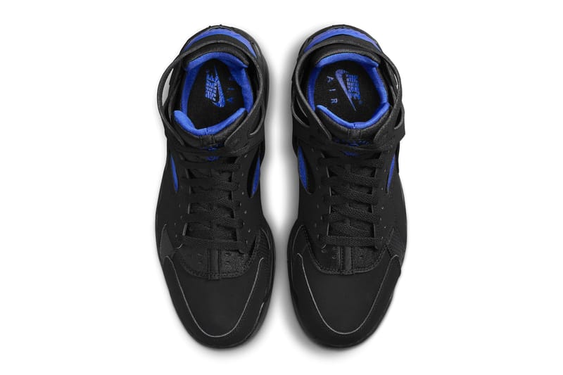 Nike air flight clearance huarache black and blue