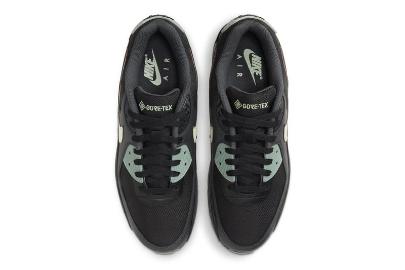 Nike air max outlet 90 leather black green