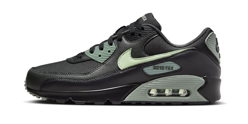 Nike Air Max 90 Gore-Tex Surfaces in Black and Honeydew 