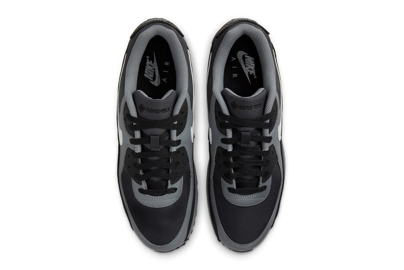 Nike air max 90 essential black wolf on sale grey