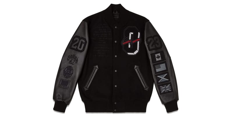 All leather hot sale varsity jacket