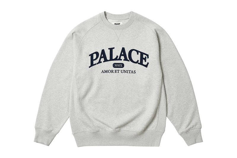 PALACE UNITAS CREW SWEAT 23aw