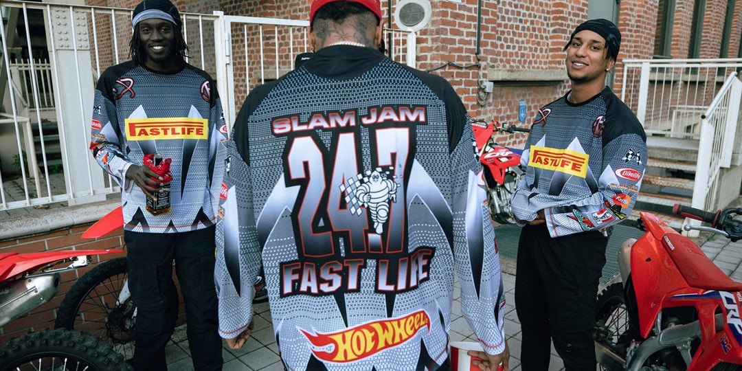 Slam Jam объединились с итальянским лейблом 24.7 Fastlife для создания футболки, вдохновленной Y2K