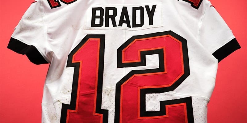 Tom brady hot sale worn jersey