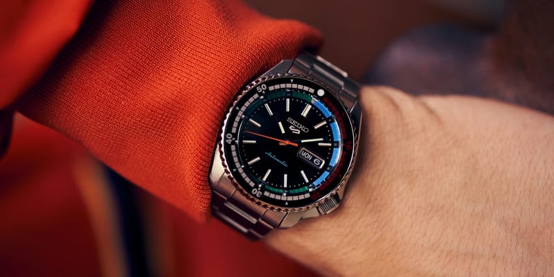 Seiko s 5 Sport Retro Collection Embraces Color Hypebeast