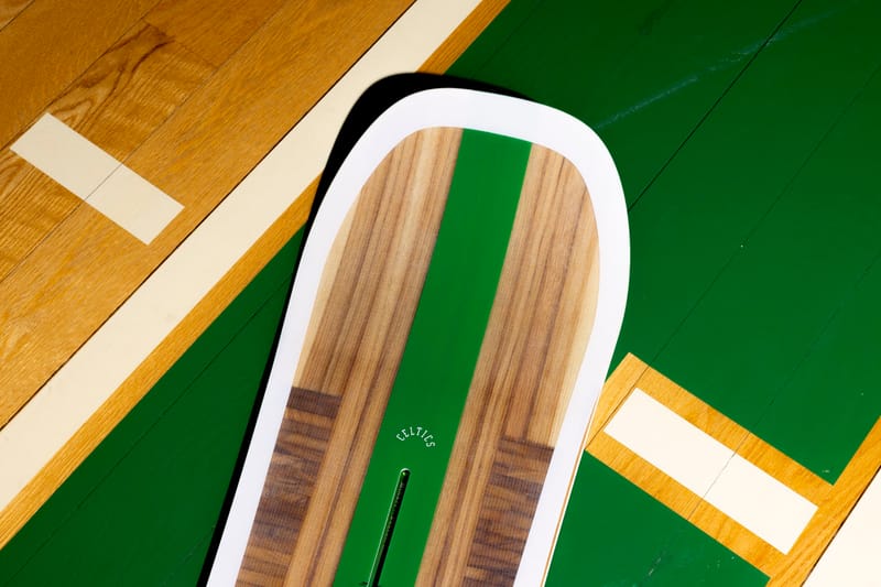 A Closer Look at Burton s MINE77 x Celtics Floor Board Hypebeast