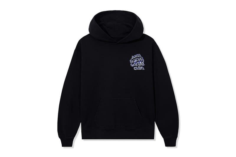 Anti social social shop club blocked hoodie