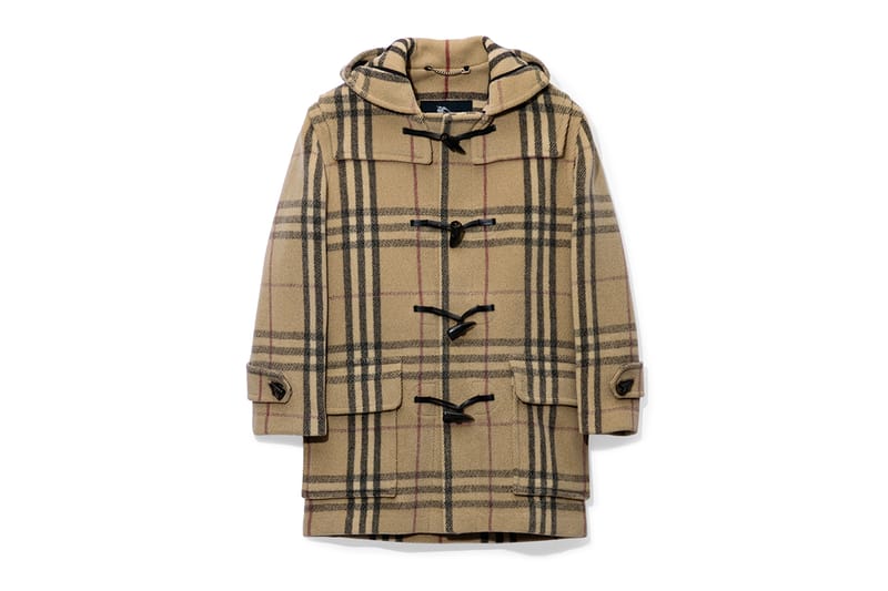 Junya Watanabe Check Duffle Coat Junya Watanabe MAN patchwork wool