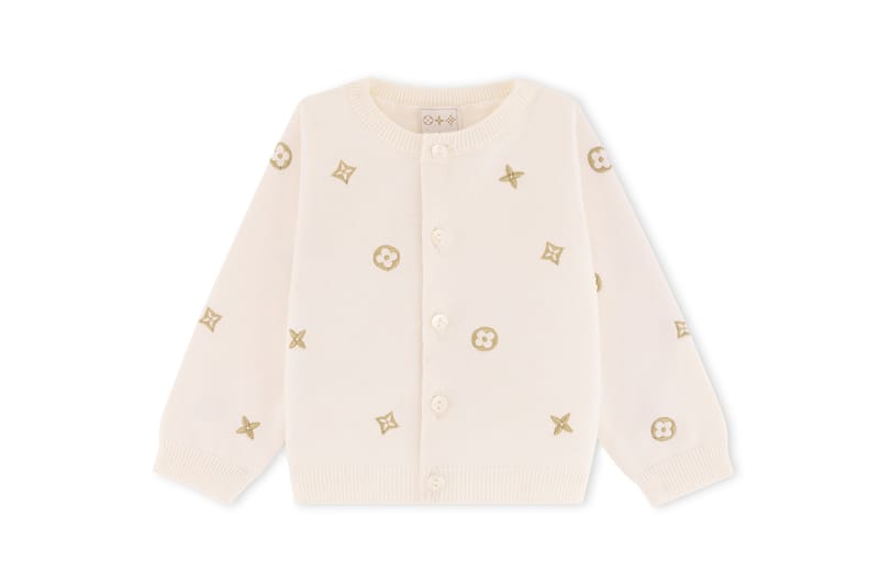 Louis Vuitton ベビー カーディガン 12m ホワイト Louis Vuitton(ルイ