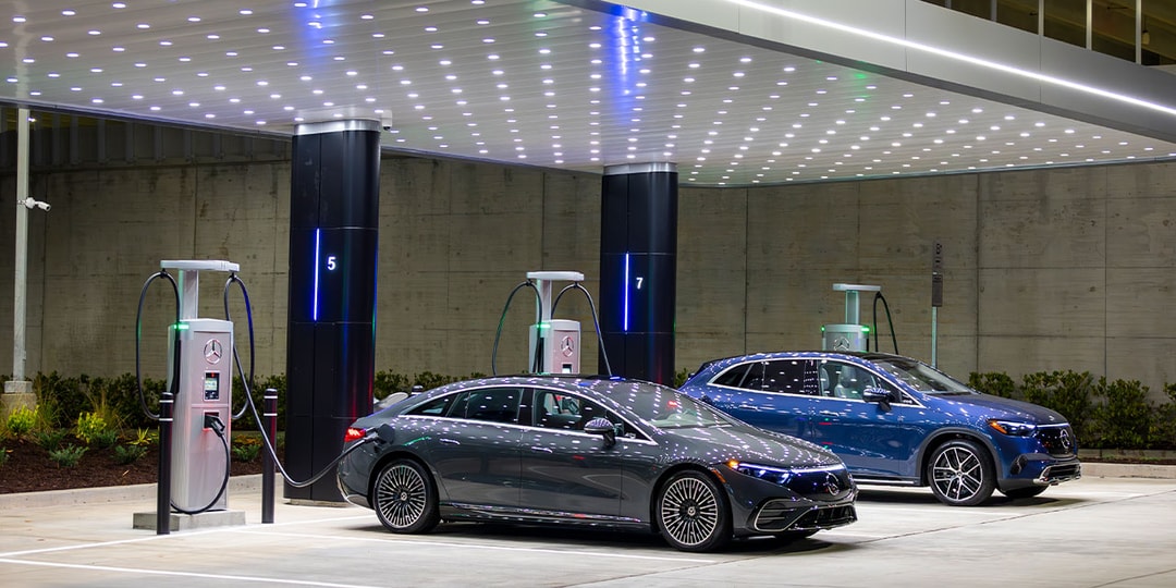 Mercedes-Benz запускает свой первый зарядный узел для электромобилей в США