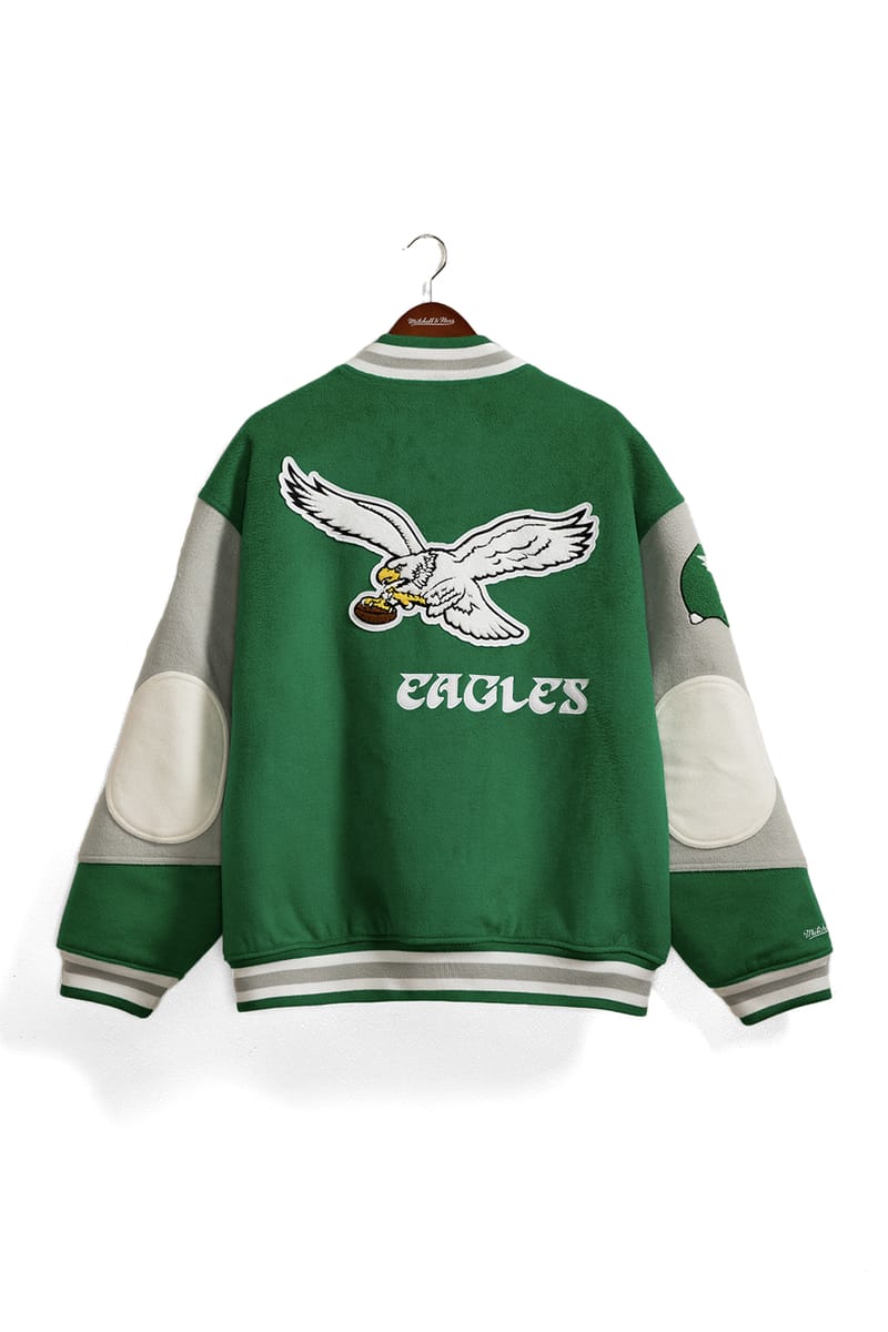 Philadelphia eagles mitchell and clearance ness jacket