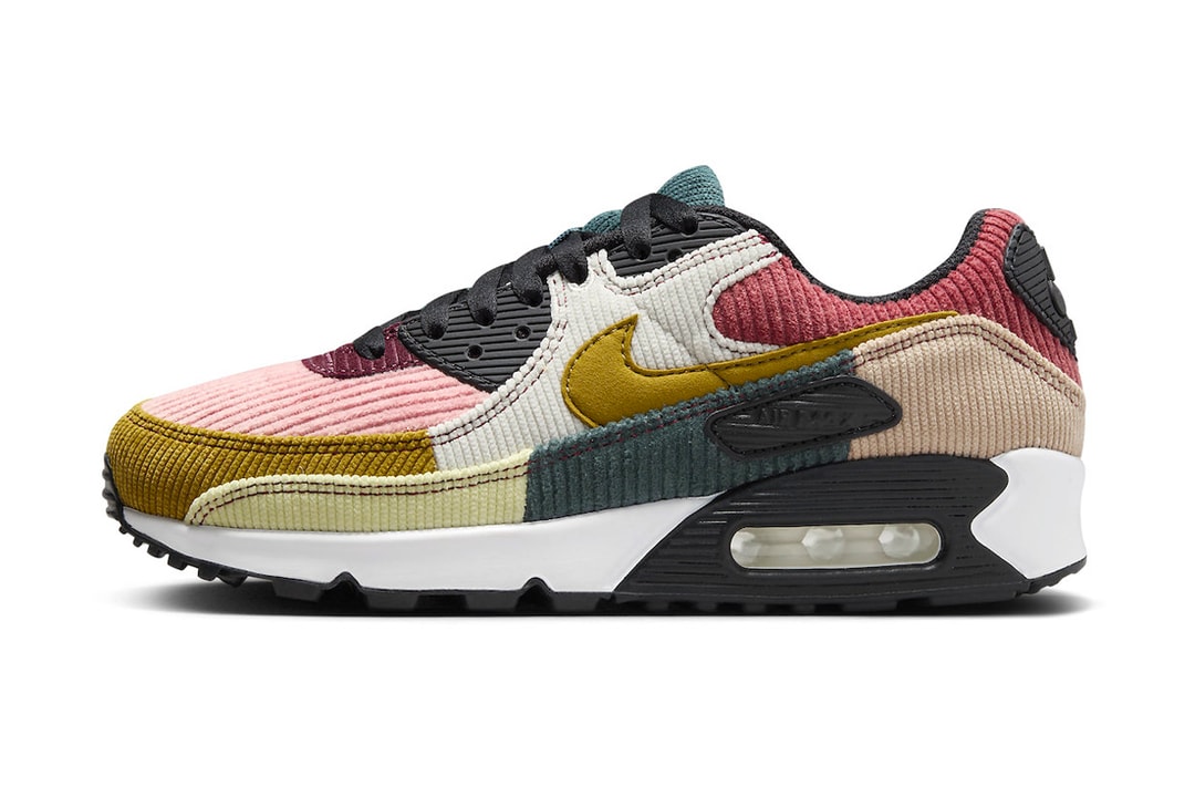 Поверхности Nike Air Max 90 цвета «Многоцветный вельвет»