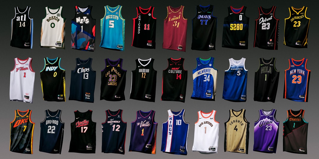 Nike представляет униформу NBA City Edition сезона 2023/24