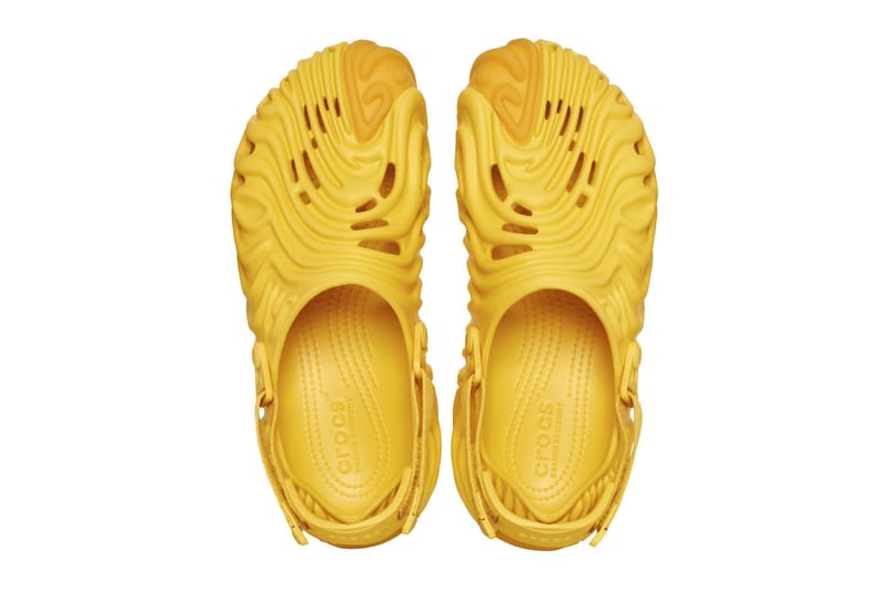 Salehe Bembury Pollex Clog イエロー Salehe Bembury x Crocs Pollex Clog Yoke Info | Hypebeast