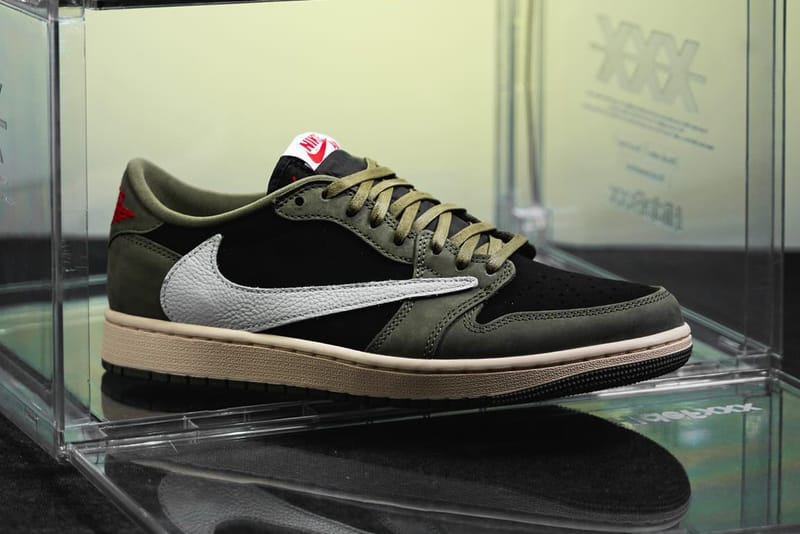 Travis Scott Air Jordan 1 Low OG Black Olive Release | Hypebeast