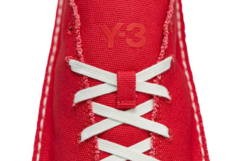 Y3 hot sale red sneakers