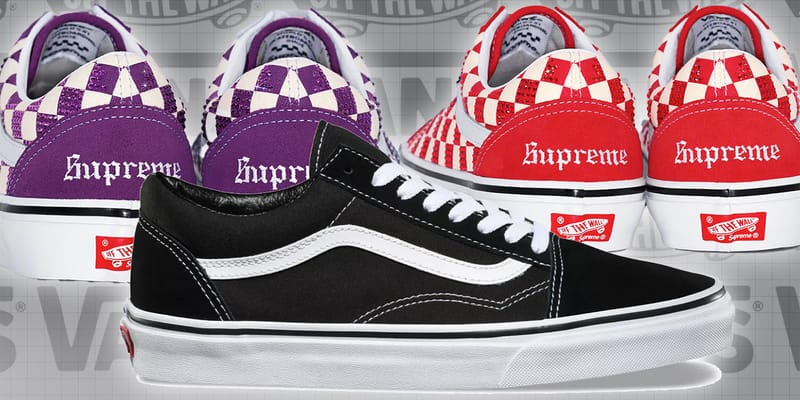 Supreme hotsell vans resale