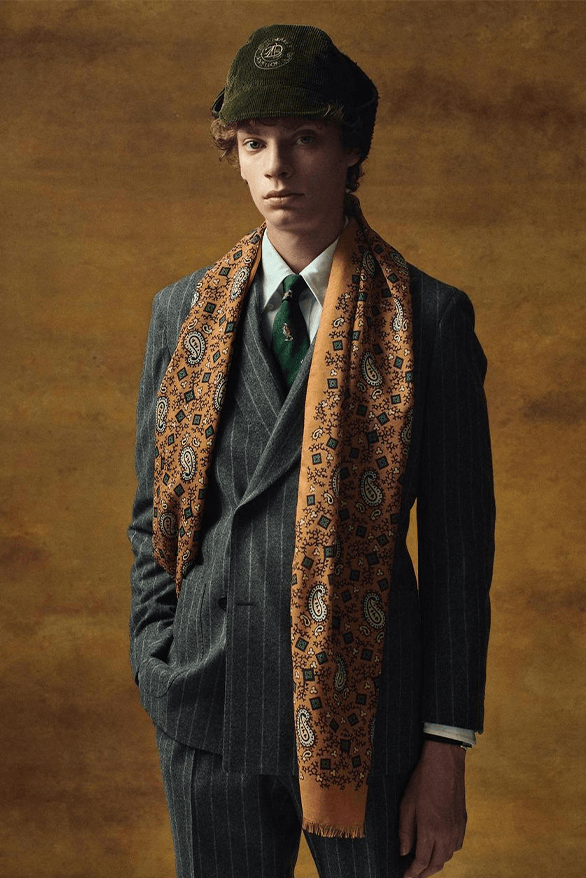 【Special❕】Aime Leon Dore × Drake's/ストール Aime Leon Dore Drake's Whimsical Scarf Multicolor - FW21 - GB