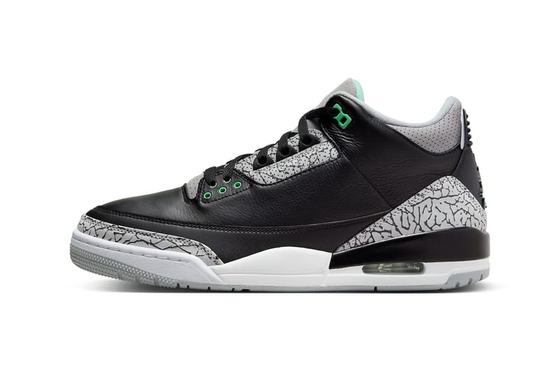 Jordan 3 2025 black and green