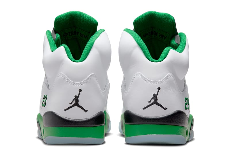 Jordan 5 lime on sale green