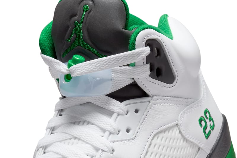 Jordan 5 hotsell white and green