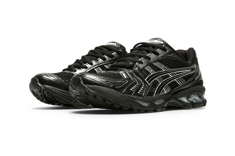 asics black silver
