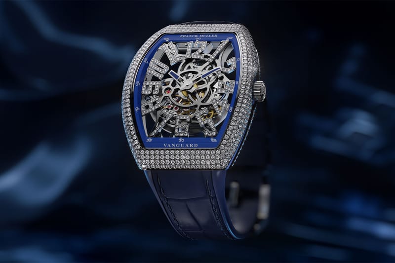 Franck muller full diamond on sale watch