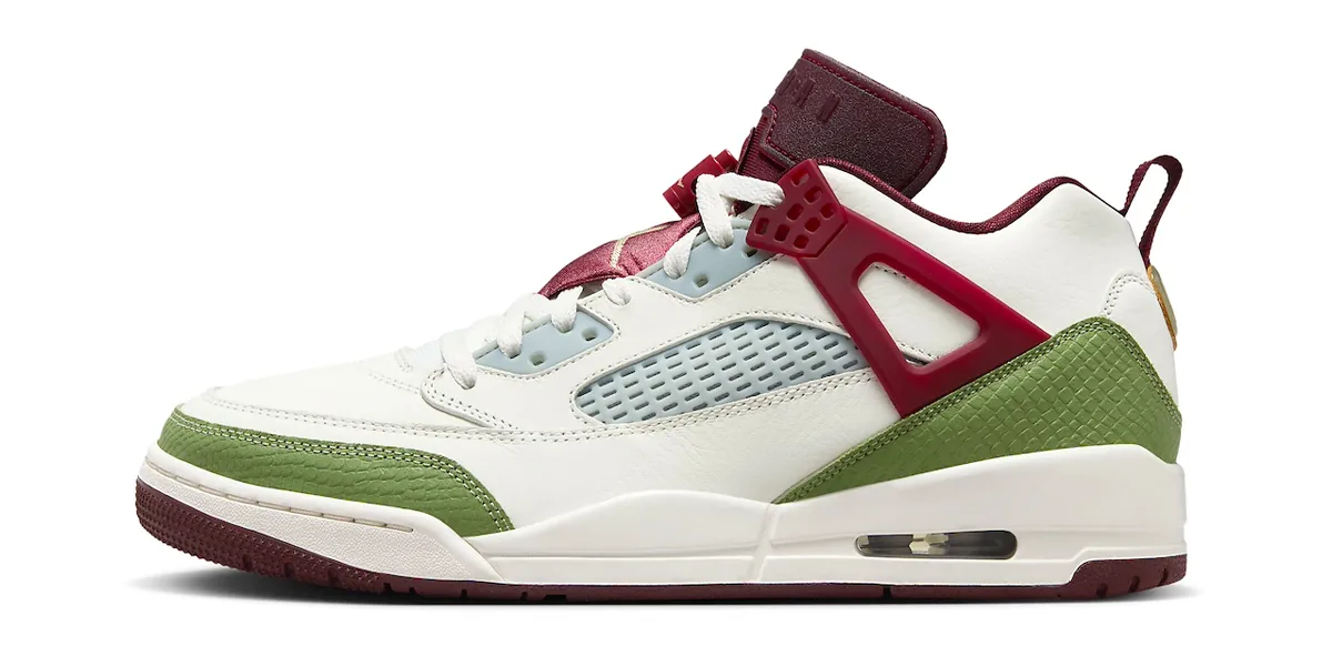 Jordan spizike deals white red green