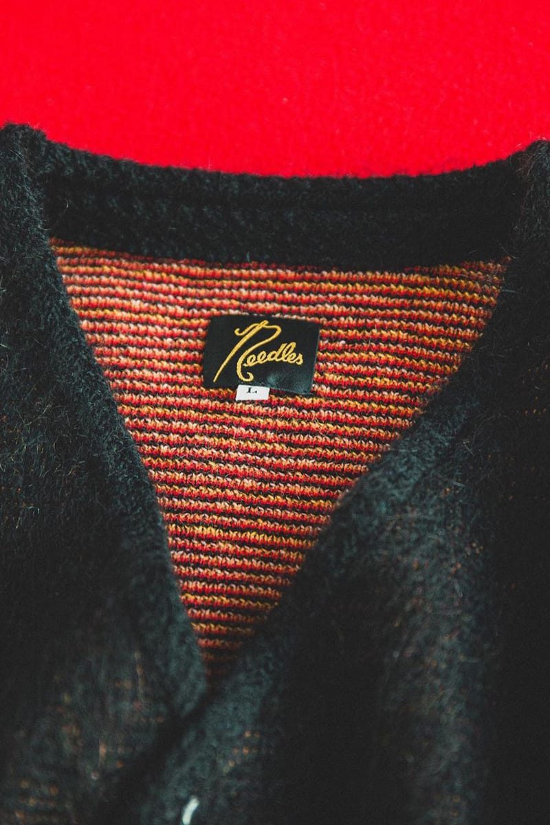 Needles Taps BEAMS for Fire Mohair Cardigan | Hypebeast
